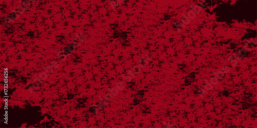 Dark vintage red paint texture on a grungy wall background for a textured design pattern