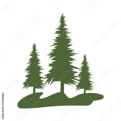  pine tree logo design