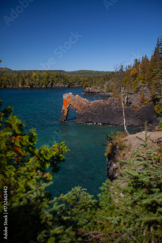 Sea Lion Rock Formation, Sleeping Giant Provincial Park, Ontario, Canada