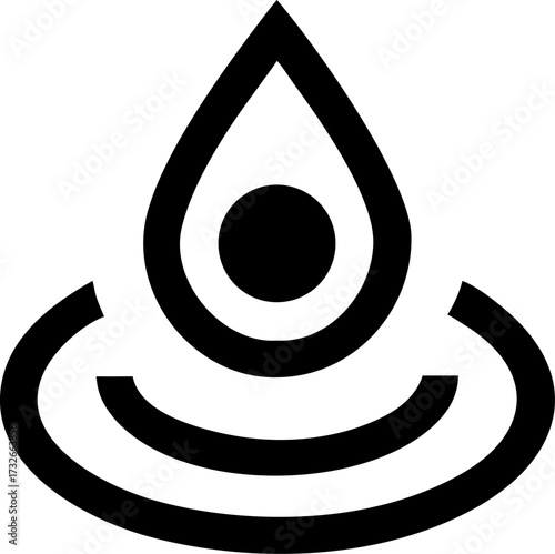 Abstract water drop background