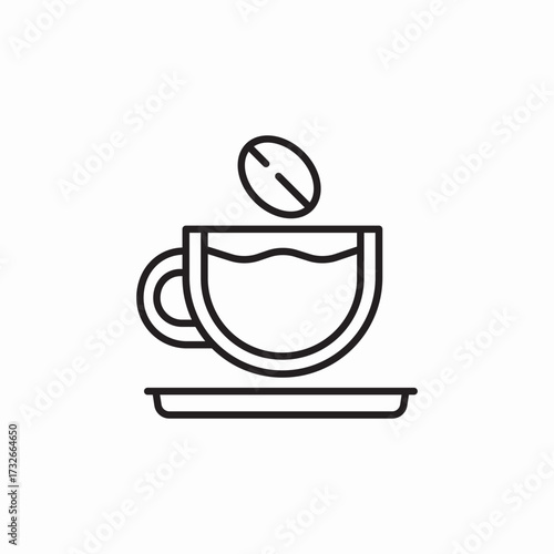 coffee cup espresso icon sign vector