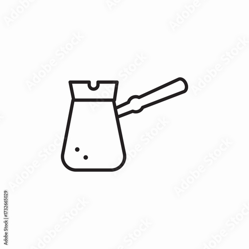 coffee turk icon sign vector
