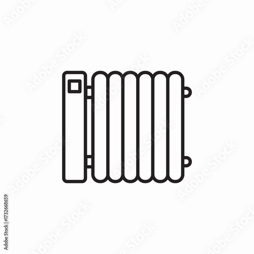 heating battery icon sign vector