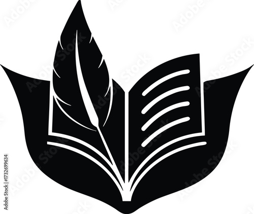 Poetry vector icon.