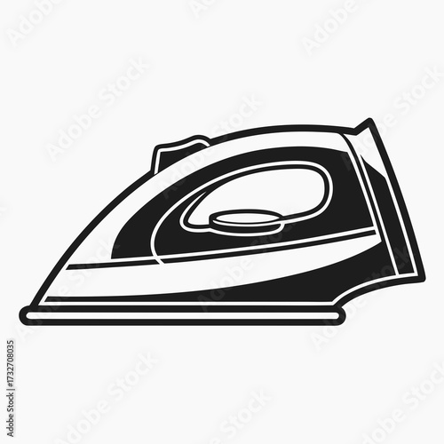 iron isolated on white background