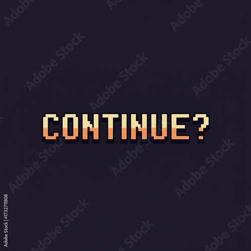 Pixel art text prompts replay game action