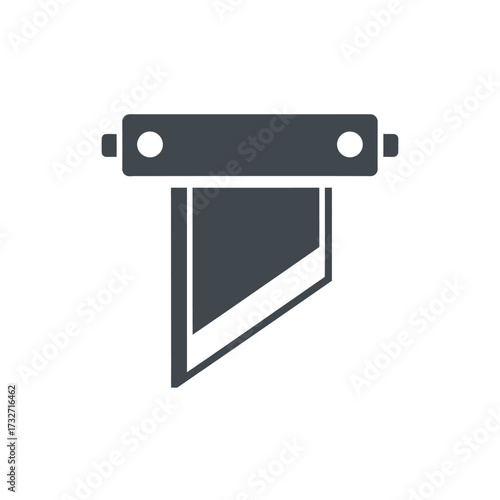 Icon of a guillotine blade and frame