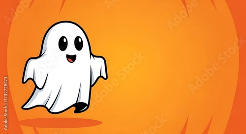 Cute Ghost Halloween Image.
