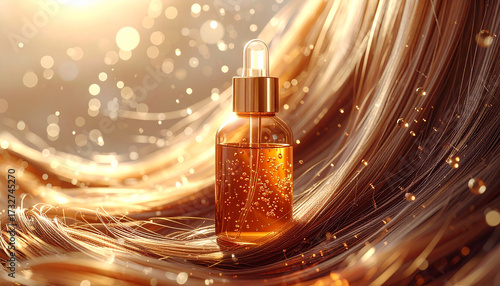 A serene setting showcases a dropper bottle
1