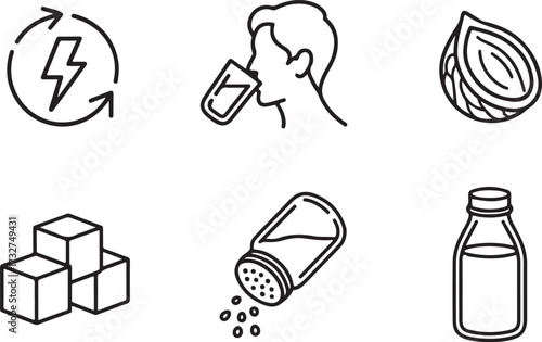 set of vector icons