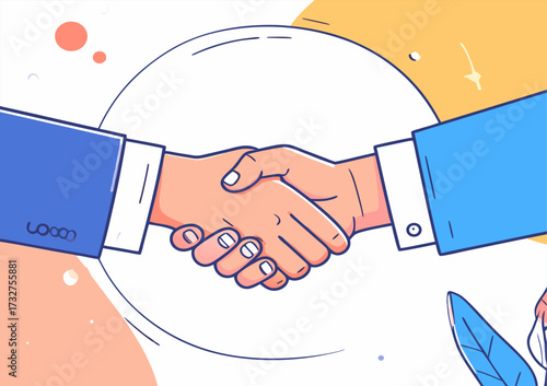 Handshake Agreement Illustration