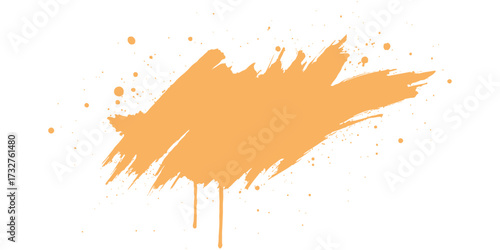 Vector illustrations of abstract ink, paint, and grunge splatter blots for design backgrounds