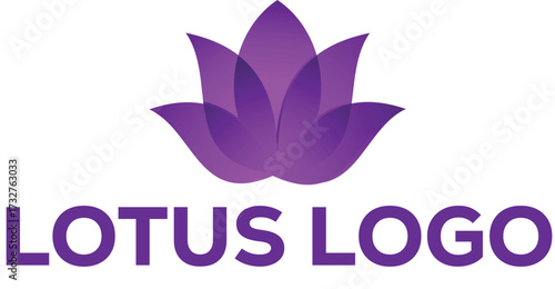 Minimalist Lotus Logo | Elegant Flower Symbol for Wellness, Spa & Yoga