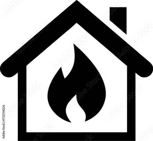 firehouse icon  vector illustration