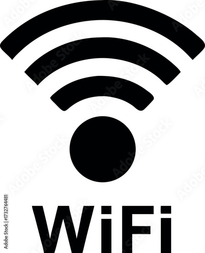 Wi-Fi connection signal vector icon