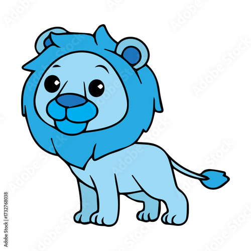 Cute Lion Cub