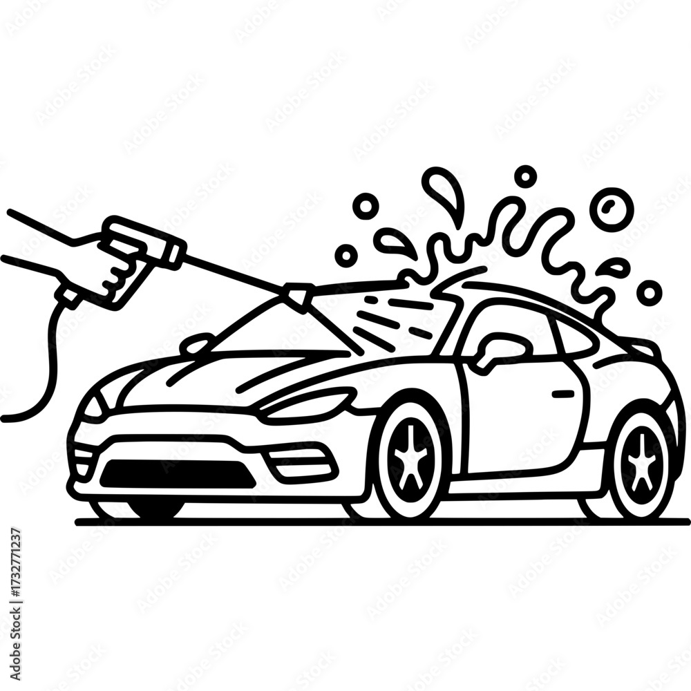 Obraz premium Power Wash Icon