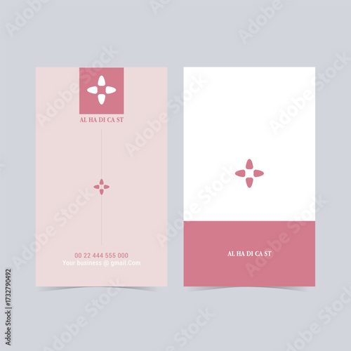 Professional business card design template