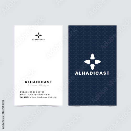 Professional business card design template