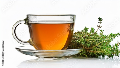 Wallpaper Mural Isolated Thyme Tea And Thyme Bundle Torontodigital.ca