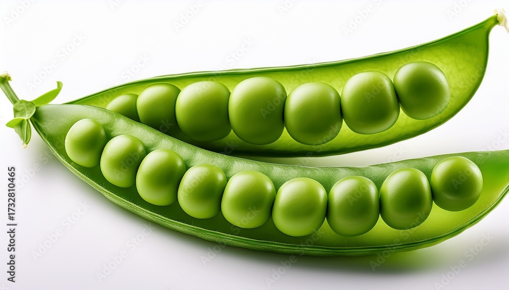 custom made wallpaper toronto digitalGreen Pea Pod On White Background