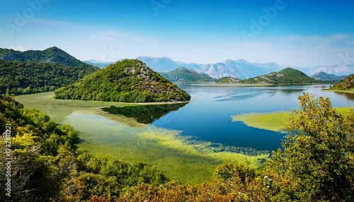 Wallpaper Mural Exploring The Serene Beauty Of Skadar Lake In Montenegro Amid Tranquil Waters And Rolling Hills Torontodigital.ca