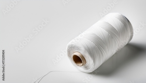 Wallpaper Mural White Thread On A White Background Torontodigital.ca