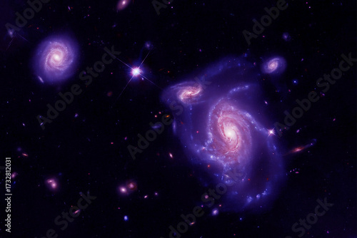 Fototapeta Naklejka Na Ścianę i Meble -  Glacations cluster. Elements of this Image Furnined by Nasa