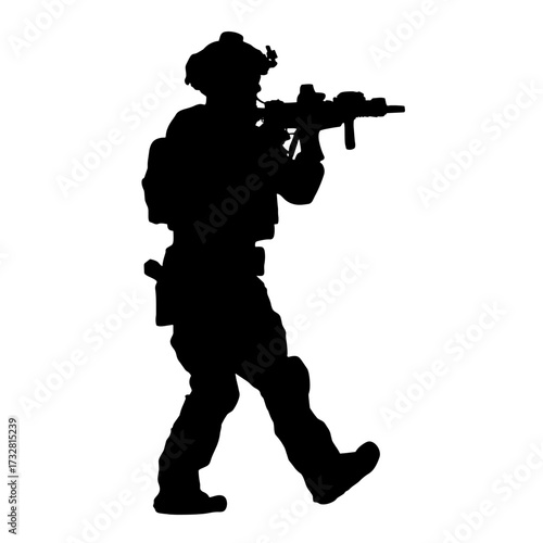 Militares en combate