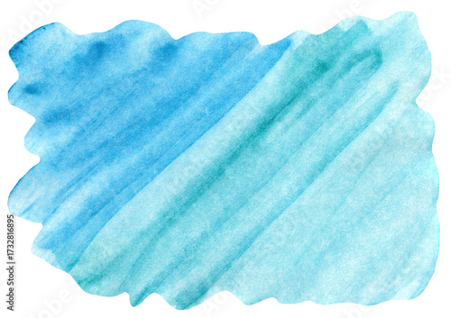 Abstract blue watercolor background