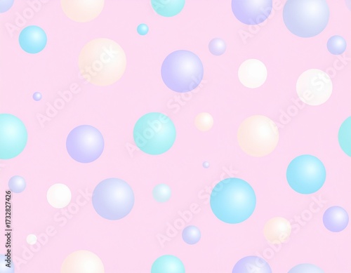Pastel gradient sphere pattern, seamless vector background, minimal modern aesthetic. 