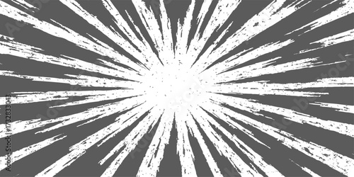 Old-school grunge sunburst design with a vintage pattern and dirty texture for a retro wallpaper illustration