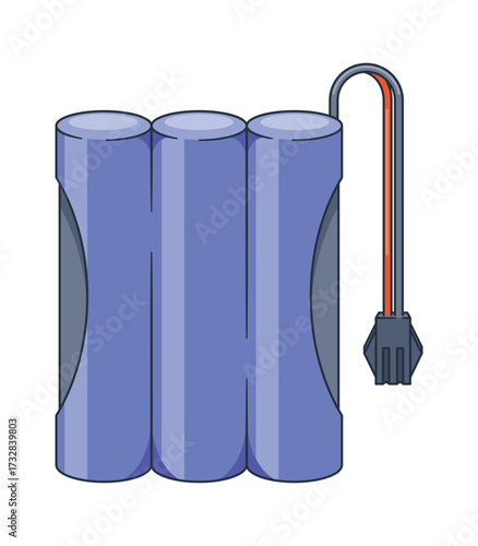 Rechargeable battery accumulator power supply
