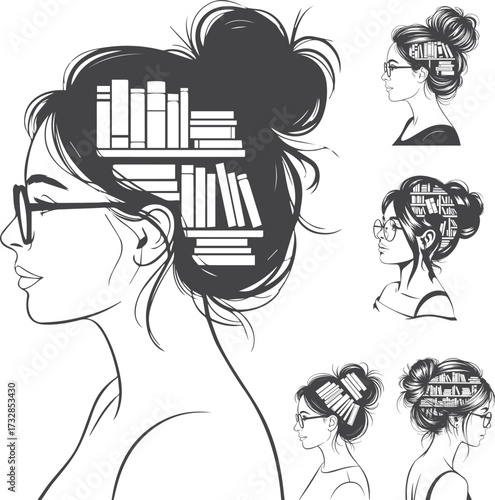 Just a Girl Who Loves Books, Library