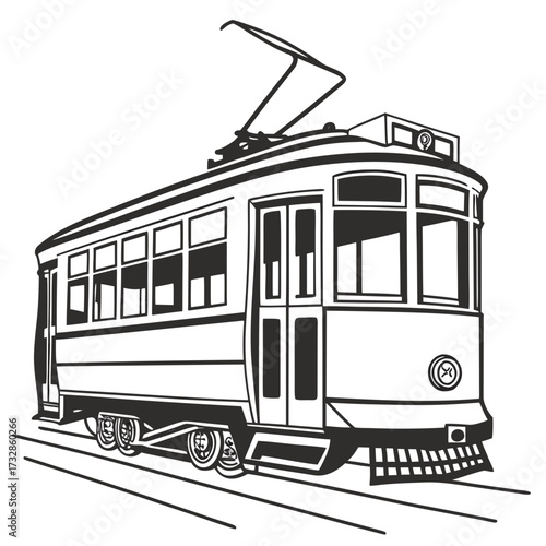 tram in the city