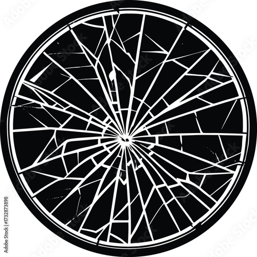 A vintage television set displays a grainy static screen broadcasting nostalgic entertainment isolated on transparent background