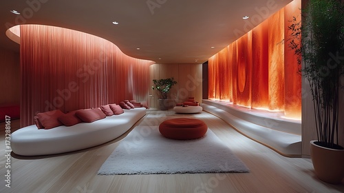 Modern lounge interior design