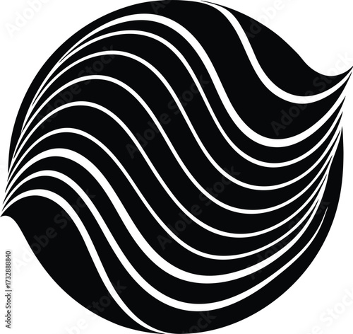 Abstract void space or empty area, a creative digital design element isolated on transparent background