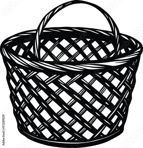 Solid pure black, a simple monochromatic background texture isolated on transparent background