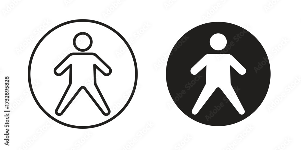 Obraz premium Universal access icon for web designs. outline and clipart icons set