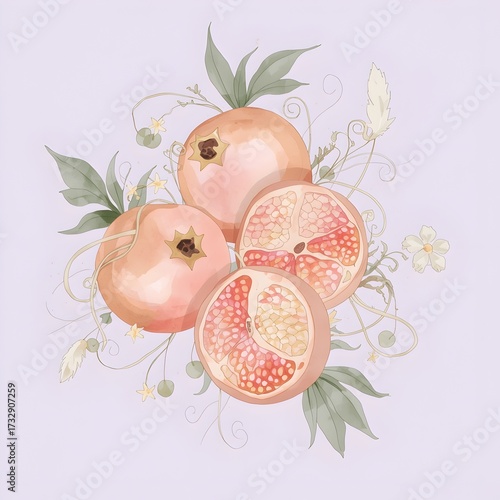 vector illustration of an apple