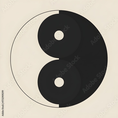 vinyl record on black background