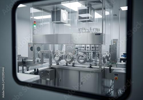 Aseptic Vial Filling Isolator in GMP Cleanroom