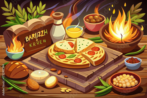 One of the interesting features of Barizeh bread is its special aroma and flavor, which is created by the hot fire of wood or teak. This bread is usually served fresh with local cheese, vegetables, or