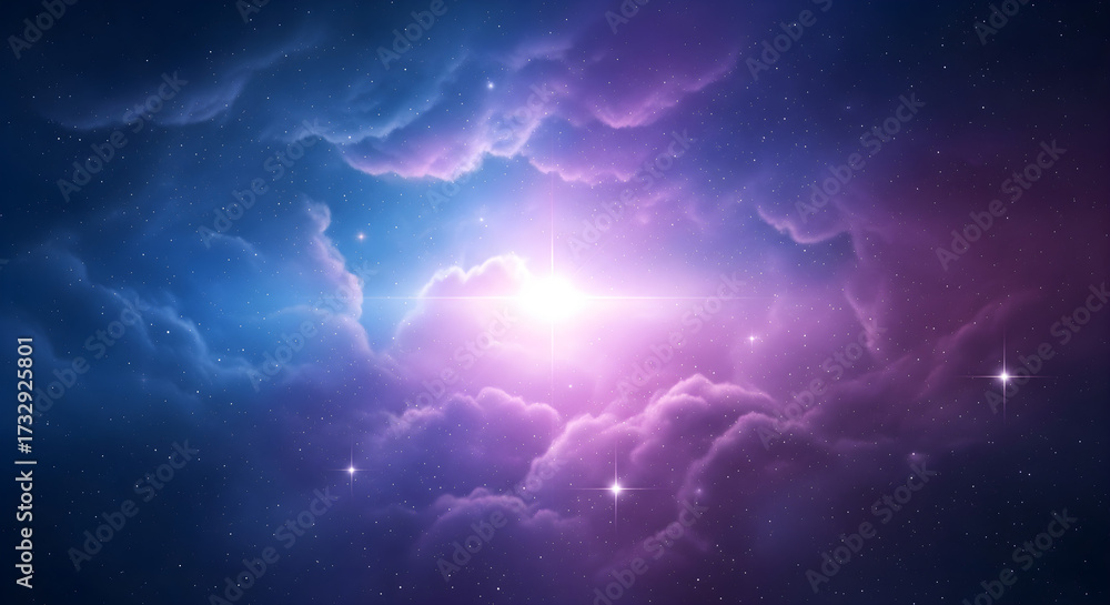 Fototapeta premium Creative digital composition featuring geometric shapes and patterns