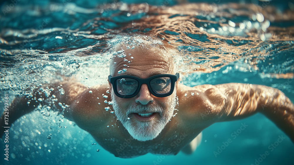 Fototapeta premium Swimming