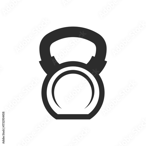 kettlebell vector icon