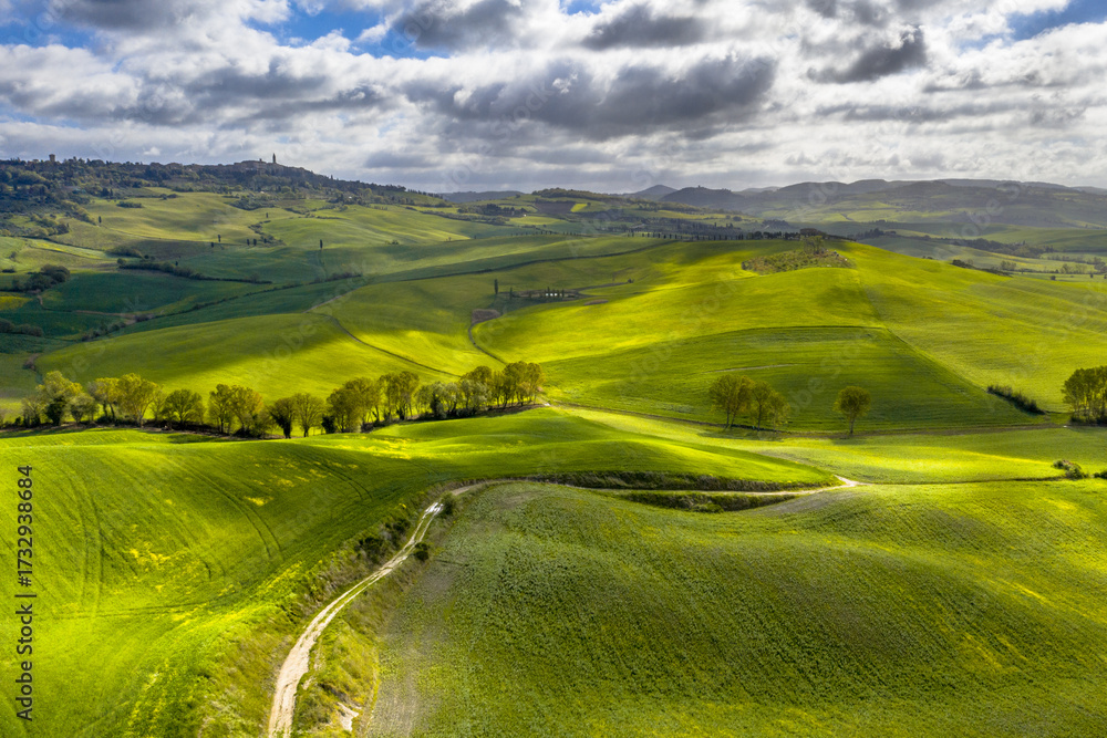 Fototapeta premium Tranquil landscape Tuscany