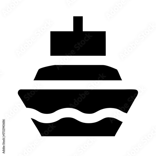 Sleek modern yacht sailing smoothly across gentle waves, symbolizing luxury travel and serene ocean voyages
