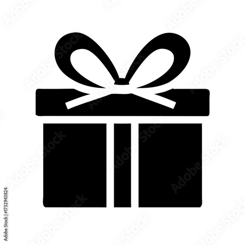 Elegant black gift box with a perfect ribbon bow, symbolizing celebration, surprise, and cherished moments ready for any special occasion.